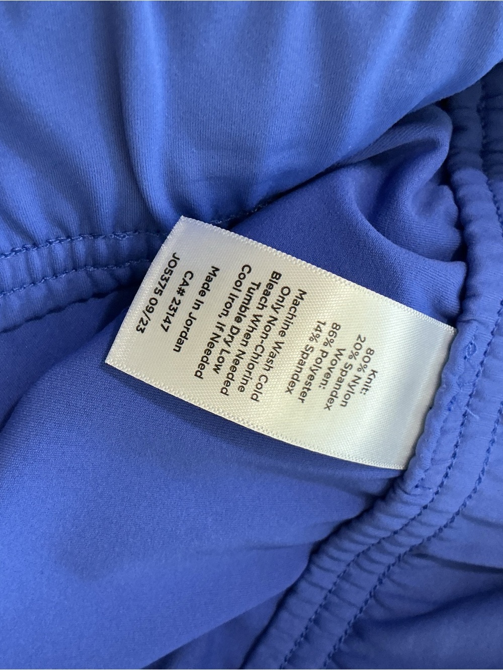 Talbots Performance Interlock Pleated Skort Blue Women’s L - Picture 6 of 10